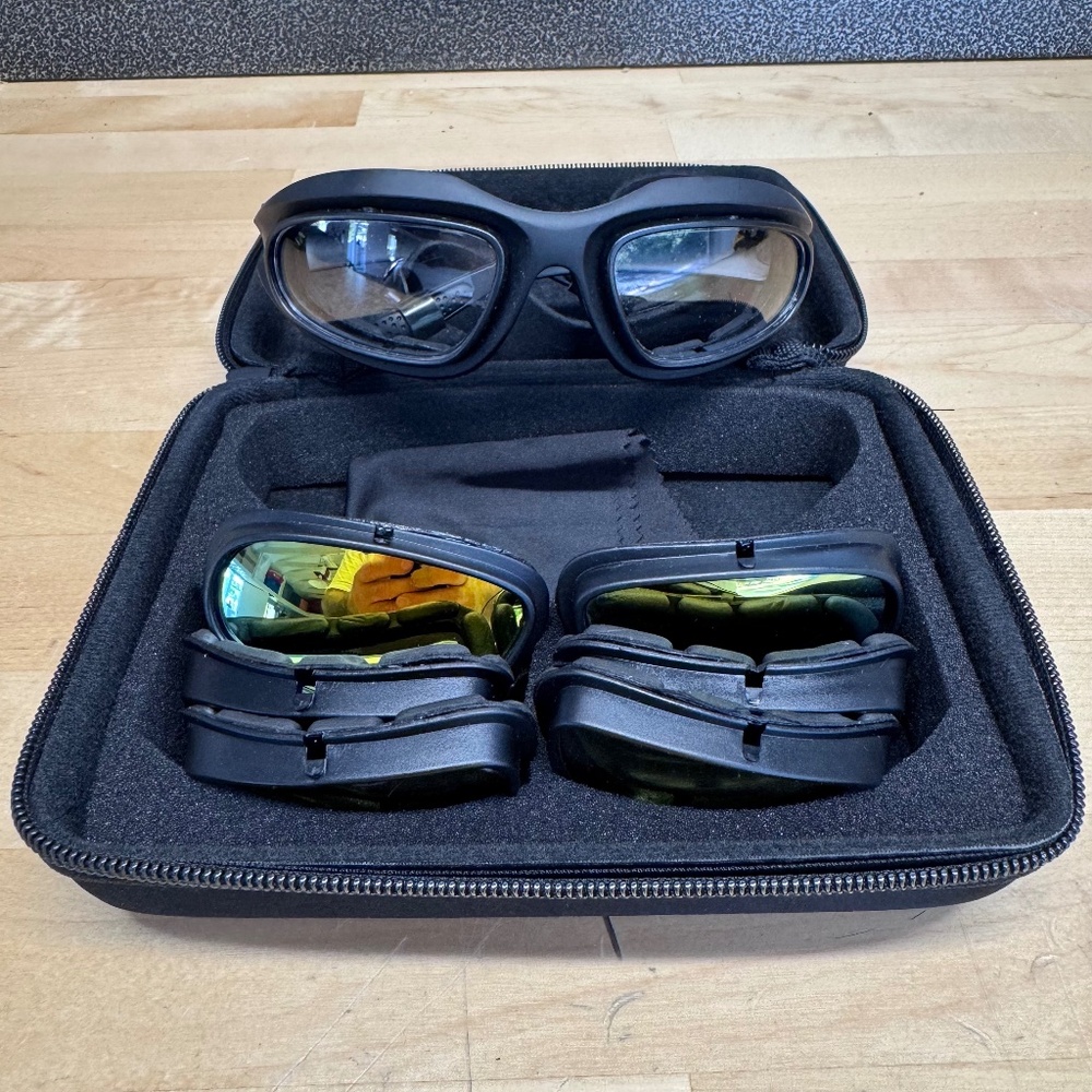 Motorcycle Goggles w/Lenses